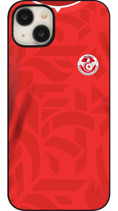 iPhone 15 Plus Case Hülle - Tunesien 2022 personalisierbares Fussballtrikot