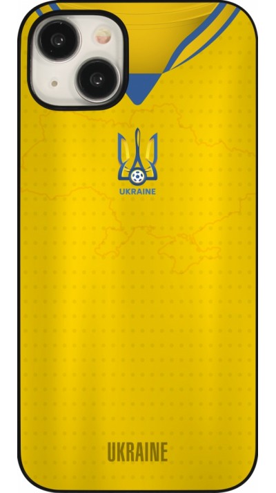 iPhone 15 Plus Case Hülle - Fussballtrikot Ukraine