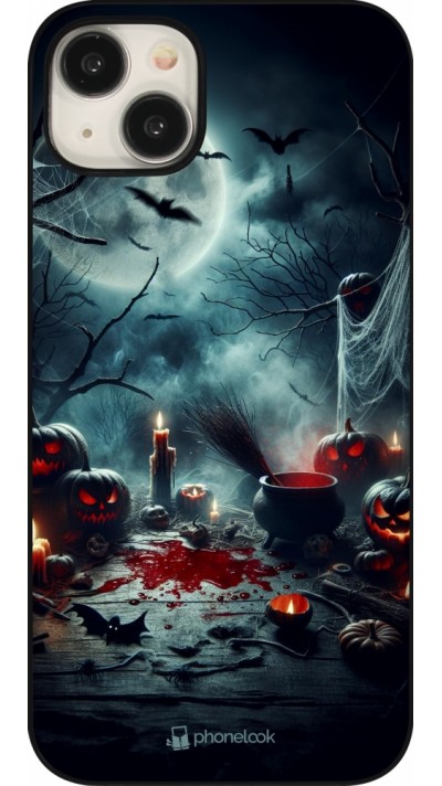 iPhone 15 Plus Case Hülle - Halloween 2024 Dunkler Mond