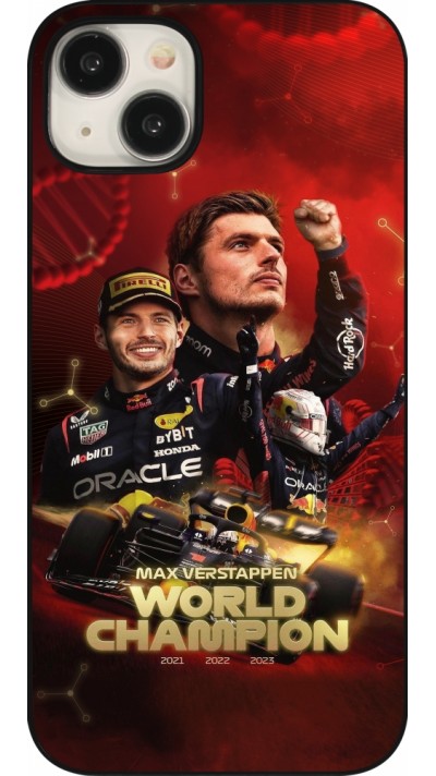 iPhone 15 Plus Case Hülle - Max Verstappen Champion 2023