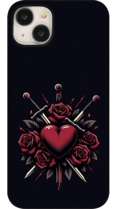 iPhone 15 Plus Case Hülle - Valentine 2024 gothic love