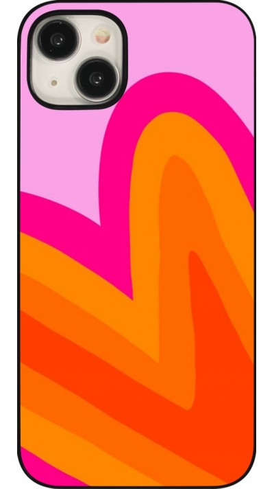 iPhone 15 Plus Case Hülle - Valentine 2024 heart gradient
