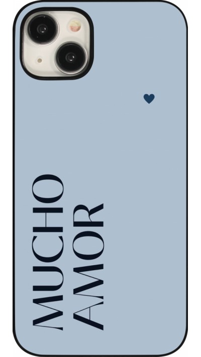 iPhone 15 Plus Case Hülle - Valentine 2024 mucho amor azul