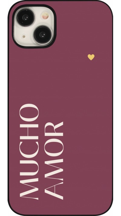 iPhone 15 Plus Case Hülle - Valentine 2024 mucho amor rosado