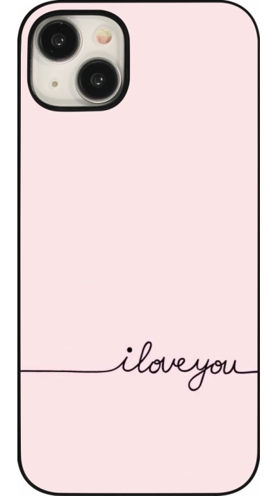 iPhone 15 Plus Case Hülle - Valentine 2023 i love you writing