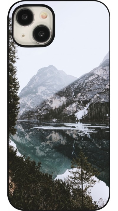 iPhone 15 Plus Case Hülle - Winter 22 snowy mountain and lake