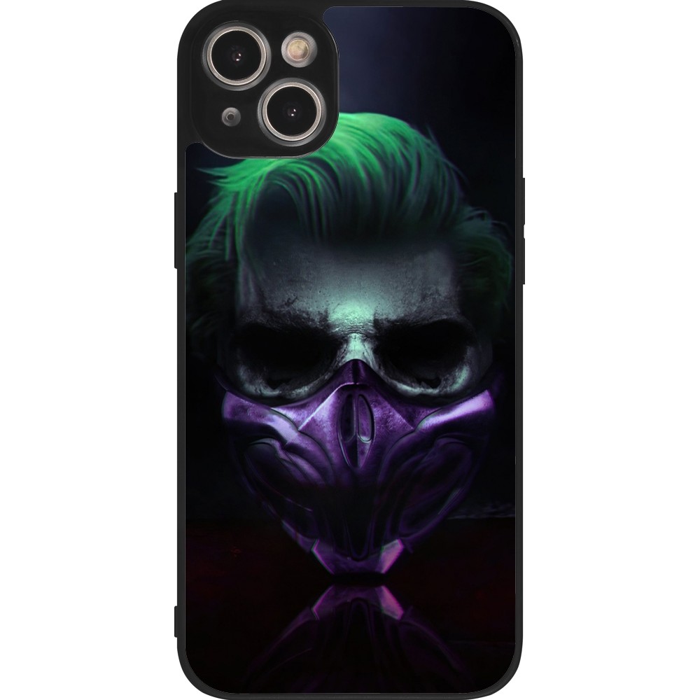 iPhone 15 Plus Case Hülle - Silikon schwarz Halloween 20 21