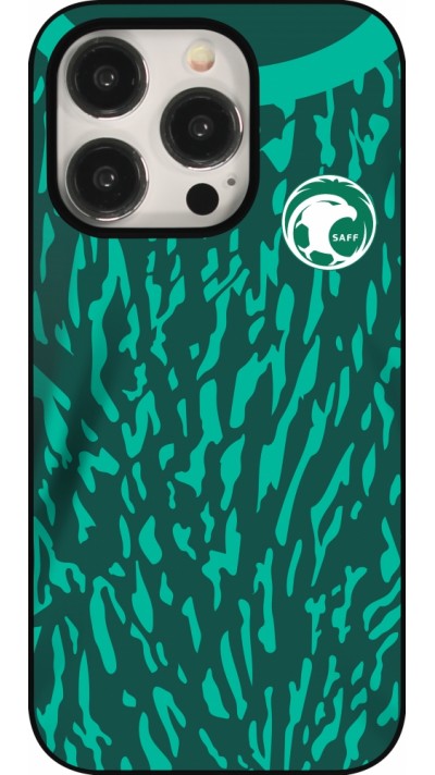 iPhone 15 Pro Case Hülle - Saudi-Arabien 2022 personalisierbares Fussballtrikot