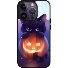 iPhone 15 Pro Case Hülle - Silikon schwarz Halloween 17 15