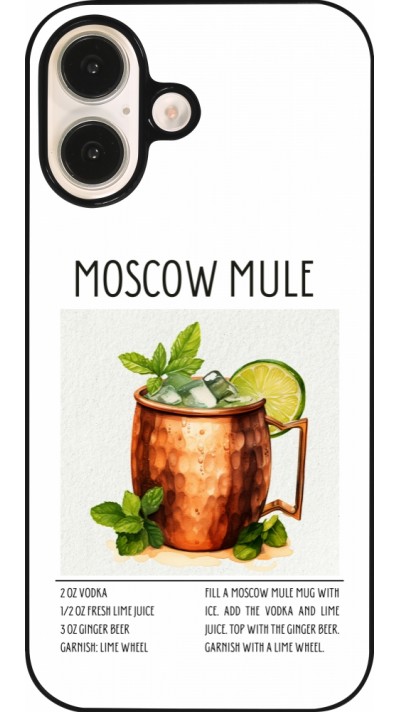 iPhone 16 Case Hülle - Cocktail Rezept Moscow Mule