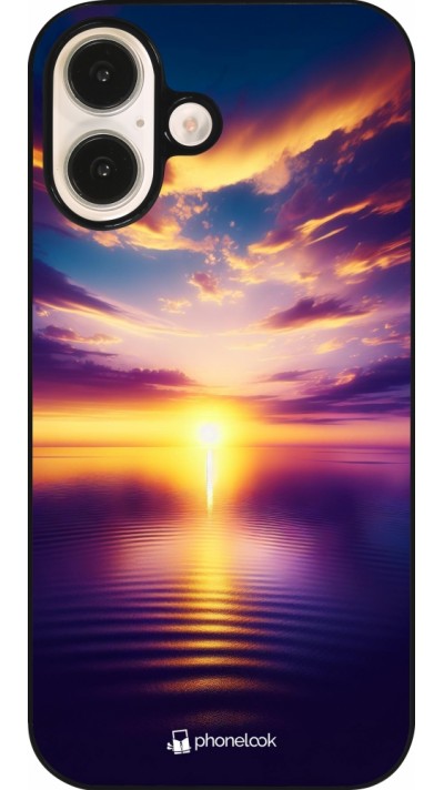 iPhone 16 Case Hülle - Sonnenuntergang gelb violett