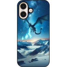 iPhone 16 Case Hülle - Drache nächtliche Berg