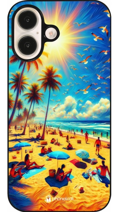 iPhone 16 Case Hülle - Sommer Paradies Farbe