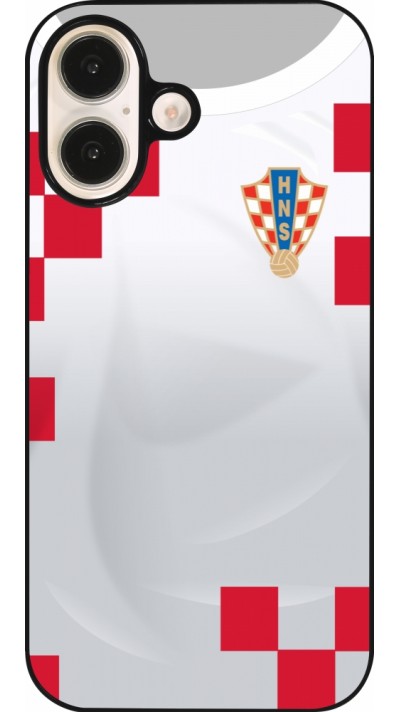 iPhone 16 Case Hülle - Kroatien 2022 personalisierbares Fussballtrikot