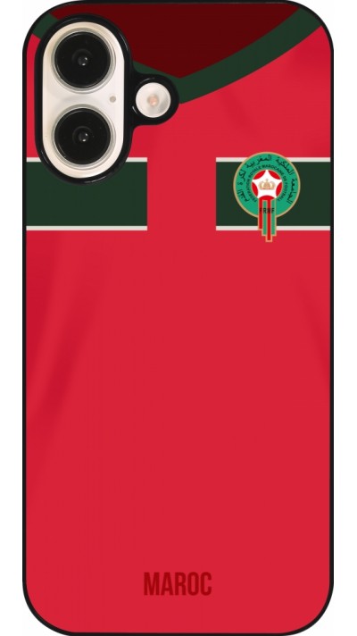 iPhone 16 Case Hülle - Marokko 2022 personalisierbares Fussballtrikot