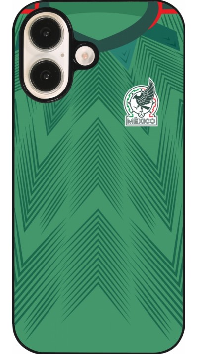 iPhone 16 Case Hülle - Mexiko 2022 personalisierbares Fussballtrikot