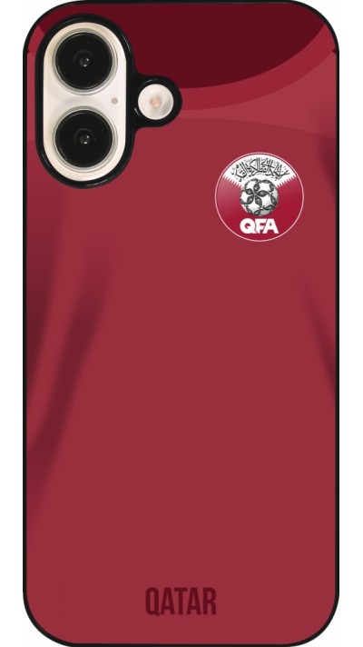 iPhone 16 Case Hülle - Katar 2022 personalisierbares Fussballtrikot