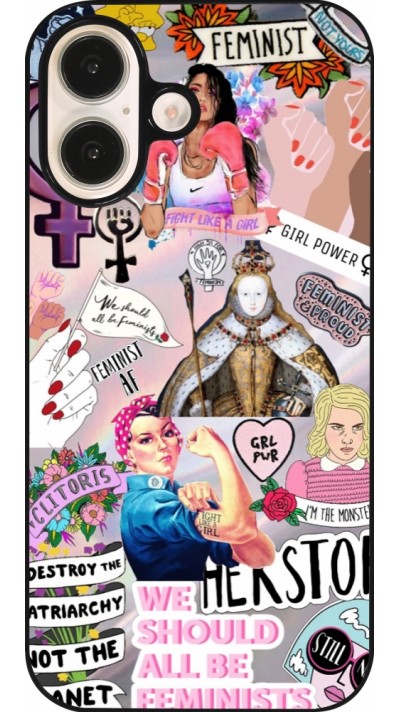 iPhone 16 Case Hülle - Girl Power Collage