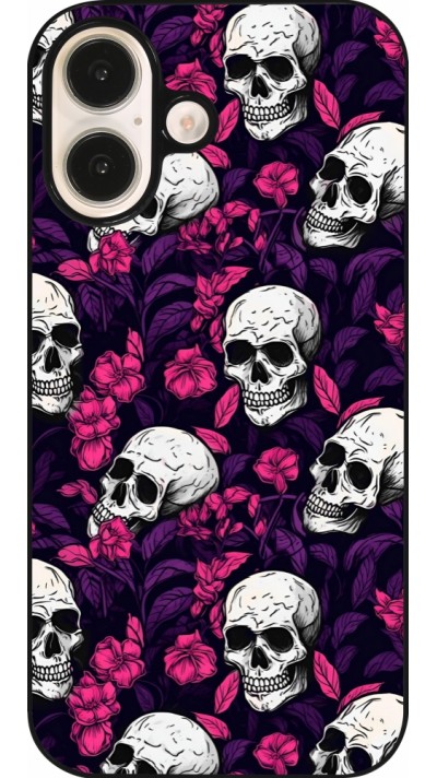 iPhone 16 Case Hülle - Halloween 2024 romantic skulls