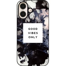 iPhone 16 Case Hülle - Marble Good Vibes Only