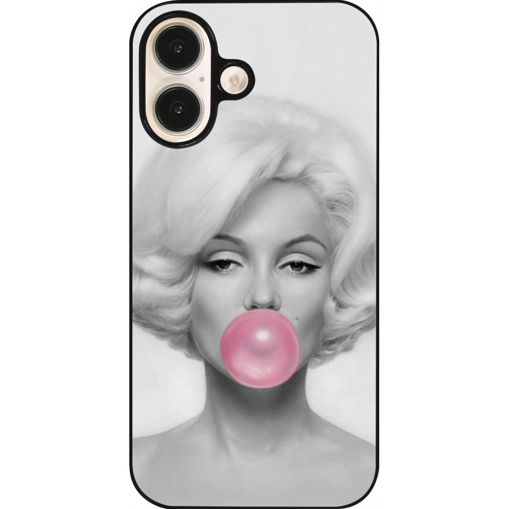 iPhone 16 Case Hülle - Marilyn Bubble