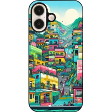 iPhone 16 Case Hülle - Medellin Comuna 13 Kunst