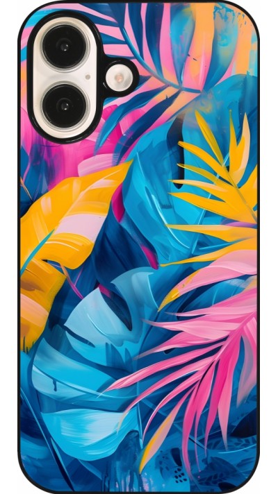 iPhone 16 Case Hülle - Palms Blue