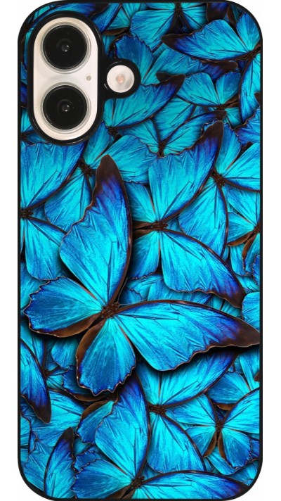 iPhone 16 Case Hülle - Papillon bleu