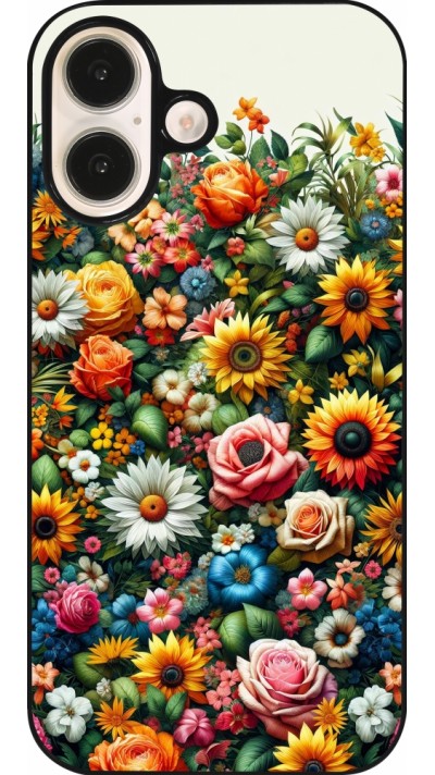 iPhone 16 Case Hülle - Sommer Blumenmuster