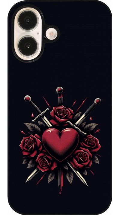 iPhone 16 Case Hülle - Valentine 2024 gothic love