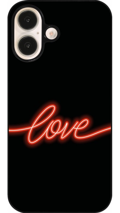 iPhone 16 Case Hülle - Valentine 2023 neon love