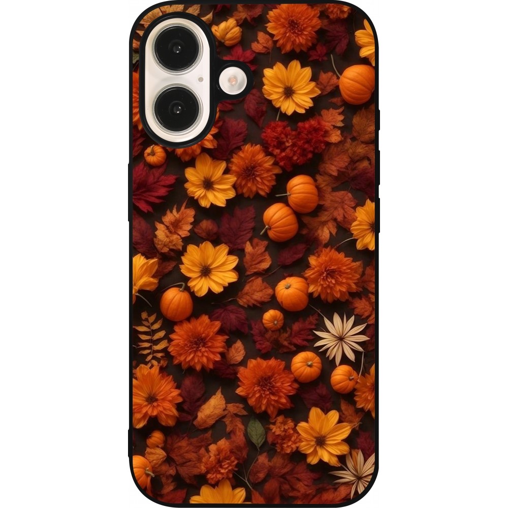 iPhone 16 Case Hülle - Silikon schwarz Autumn 2024 potpourri