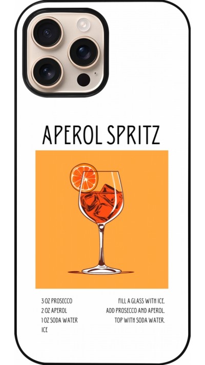 iPhone 16 Pro Max Case Hülle - Cocktail Rezept Aperol Spritz