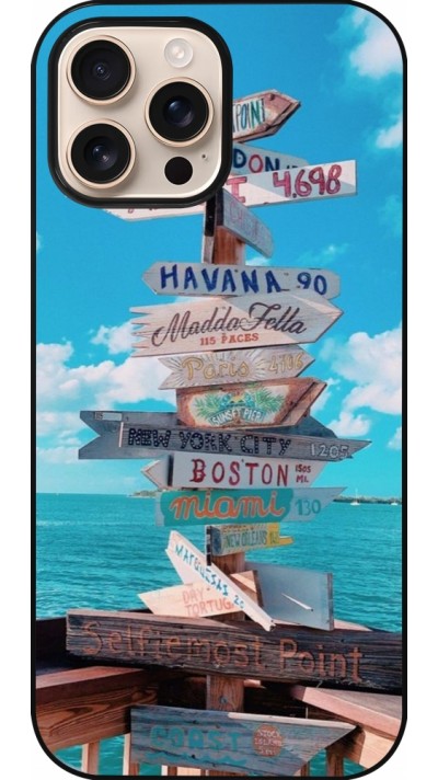 iPhone 16 Pro Max Case Hülle - Cool Cities Directions