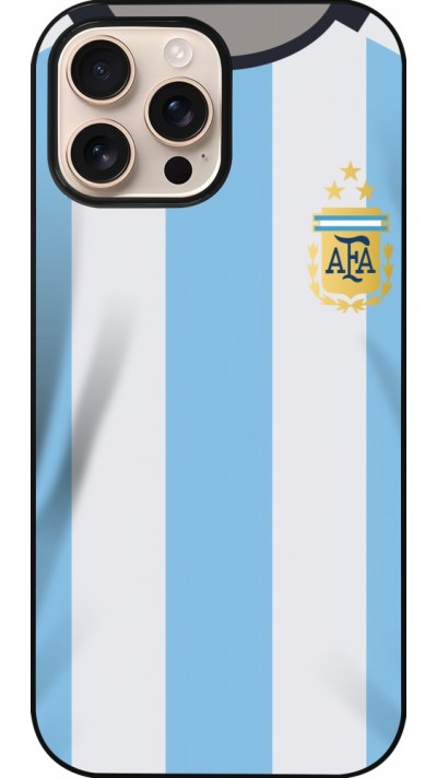 iPhone 16 Pro Max Case Hülle - Argentinien 2022 personalisierbares Fussballtrikot