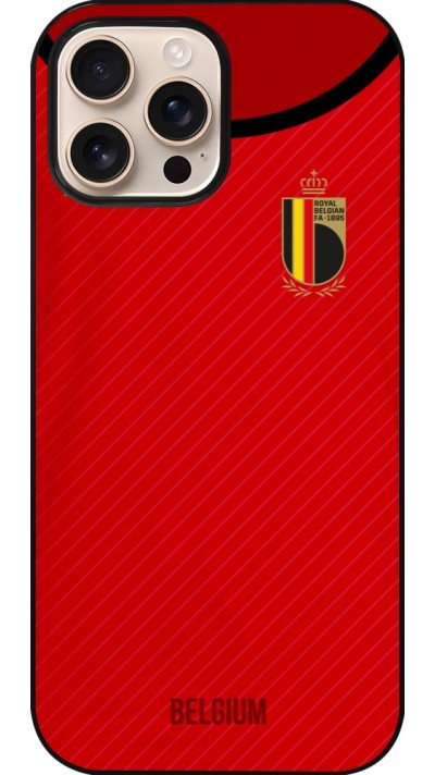 iPhone 16 Pro Max Case Hülle - Belgien 2022 personalisierbares Fußballtrikot