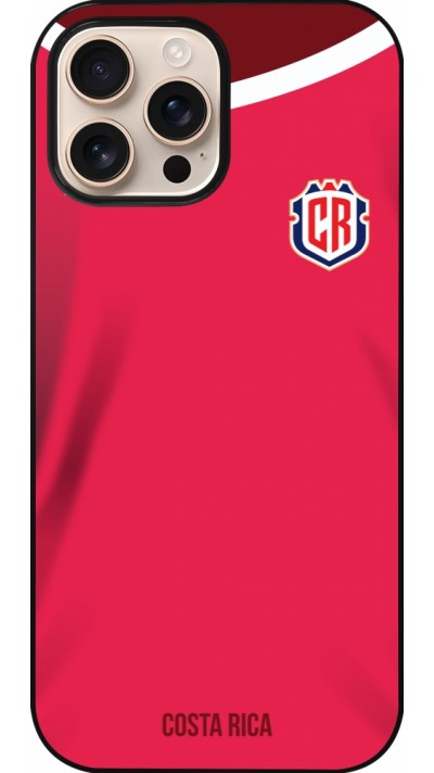 iPhone 16 Pro Max Case Hülle - Costa Rica 2022 personalisierbares Fussballtrikot