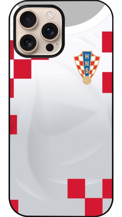 iPhone 16 Pro Max Case Hülle - Kroatien 2022 personalisierbares Fussballtrikot