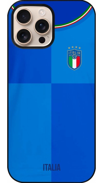 iPhone 16 Pro Max Case Hülle - Italien 2022 personalisierbares Fußballtrikot