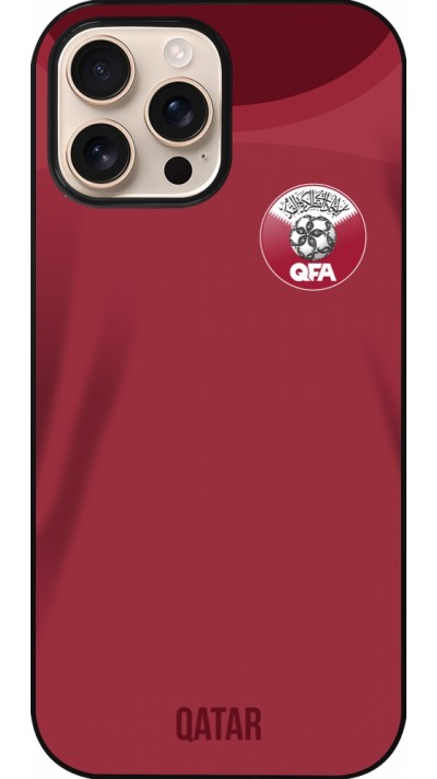 iPhone 16 Pro Max Case Hülle - Katar 2022 personalisierbares Fussballtrikot