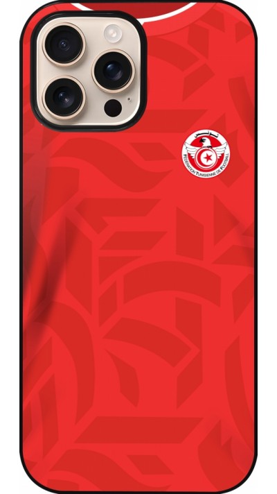 iPhone 16 Pro Max Case Hülle - Tunesien 2022 personalisierbares Fussballtrikot