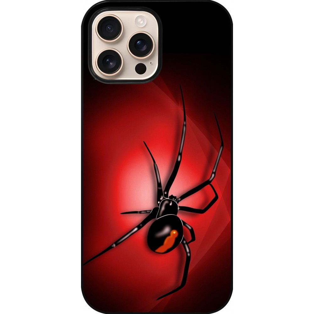 iPhone 16 Pro Max Case Hülle - Halloween 2023 spider black widow