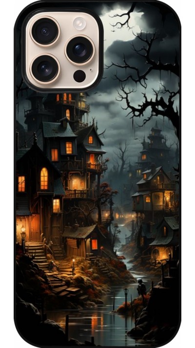 iPhone 16 Pro Max Case Hülle - Halloween 2024 scary town