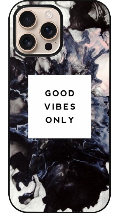 iPhone 16 Pro Max Case Hülle - Marble Good Vibes Only