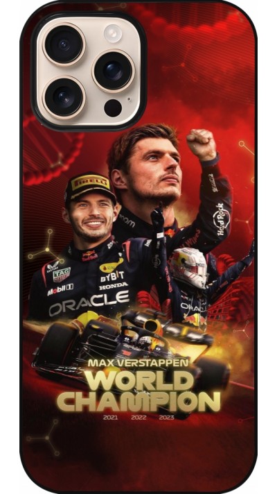 iPhone 16 Pro Max Case Hülle - Max Verstappen Champion 2023