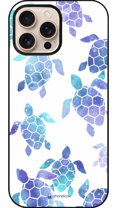 iPhone 16 Pro Max Case Hülle - Turtles pattern watercolor