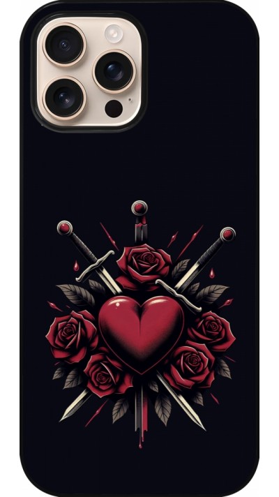 iPhone 16 Pro Max Case Hülle - Valentine 2024 gothic love