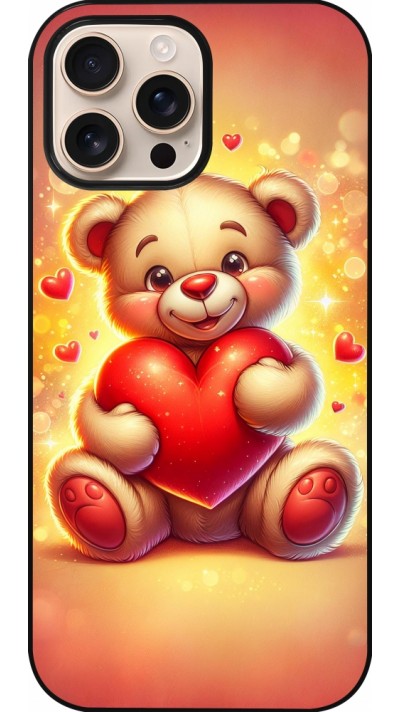 iPhone 16 Pro Max Case Hülle - Valentin 2024 Teddy Liebe