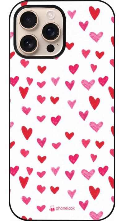 iPhone 16 Pro Max Case Hülle - Valentine 2022 Many pink hearts