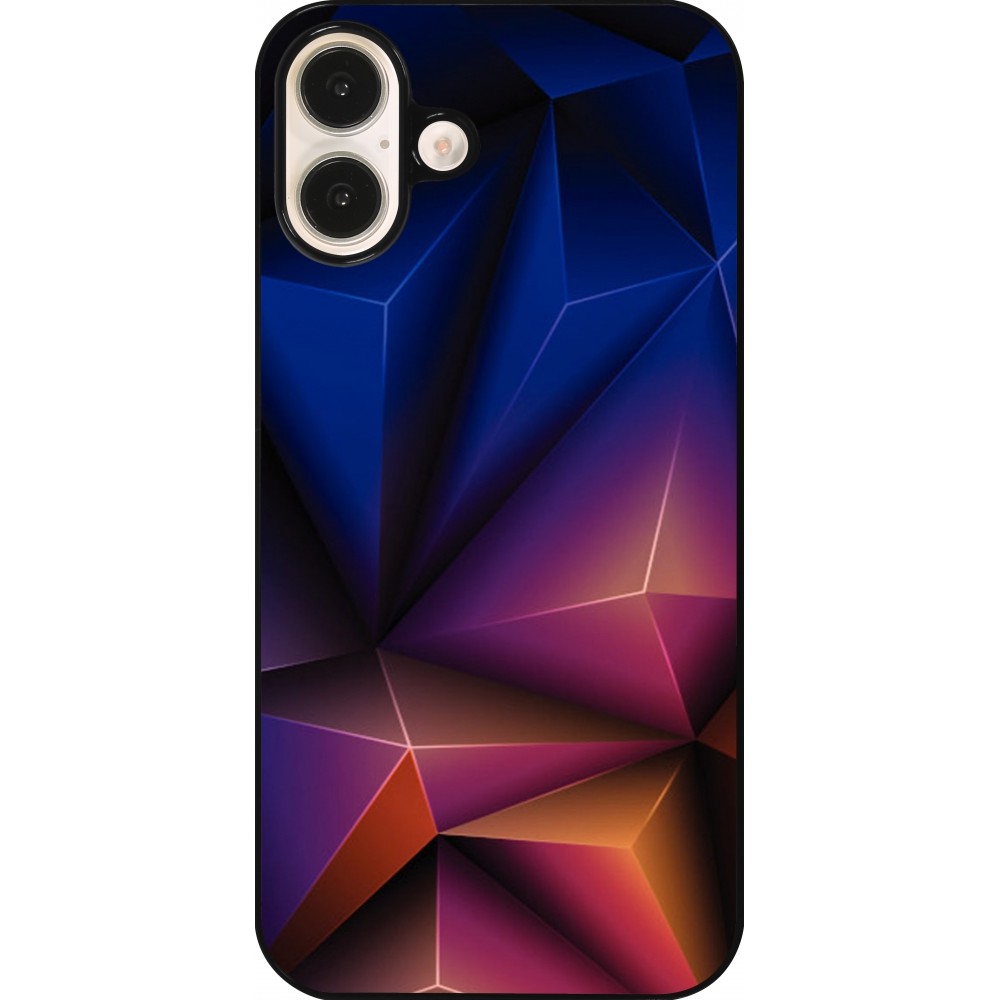 iPhone 16 Plus Case Hülle - Abstract Triangles 